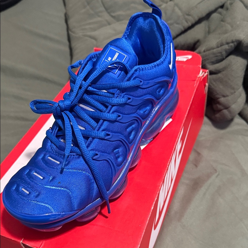 Nike Vibrant Blue VaporMax Plus Shoes
